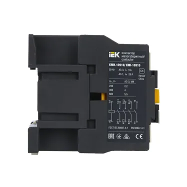 Контактор КМИ-10910 9А 230В/АС3 1НО KARAT IEK KKM11-009-230-10