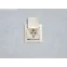 Розетка 1-м СП Valena 16А IP21 2P+E с заземл. защ. шторки с крышкой винты механизм бел. IEK 774422