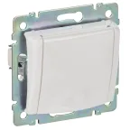 Розетка 1-м СП Valena 16А IP21 2P+E с заземл. защ. шторки с крышкой винты механизм бел. IEK 774422