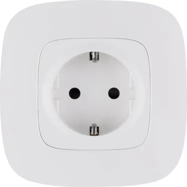 Розетка 1-м СП Valena Allure 16А IP20 250В 2P+E винтов. клеммы с лицев. панелью механизм бел. Leg 753724