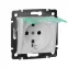 Розетка 1-м СП Valena 16А IP44 2P+E с заземл. защ. шторки с крышкой немецк. стандарт механизм бел. IEK 774220
