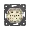 Розетка 1-м СП Valena 16А IP44 2P+E с заземл. защ. шторки с крышкой немецк. стандарт механизм бел. IEK 774220