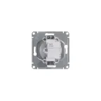 Розетка 1-м СП Glossa 16А IP20 без заземл. механизм бел. SE GSL000141