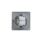 Розетка 1-м СП Glossa 16А IP44 с заземл. защ. шторки с крышкой в сборе беж. SE GSL000248