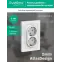 Розетка 2-м СП AtlasDesign 16А IP20 с заземл. в сборе бел. SE ATN000124