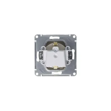 Розетка 1-м СП AtlasDesign 16А IP20 с заземл. защ. шторки механизм алюм. SE ATN000345