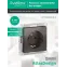 Розетка 1-м СП AtlasDesign 16А IP20 с заземл. механизм мокко SE ATN000643