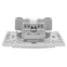 Розетка 1-м СП Минск 16А IP20 с заземл. защ. шторки бел. Basic EKF ERR16-028-100