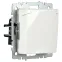 Розетка BRITE РСбш10-3-44-БрБ 16А IP44 с заземл. защ. шторки с крышкой механизм бел. IEK BR-R16-16-44-K01
