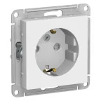 Розетка AtlasDesign 16А с заземл. защ. шторки механизм лотос SE ATN001345