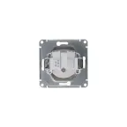 Розетка 1-м СП Glossa 16А IP20 250В с заземл. механизм платина SE GSL001243