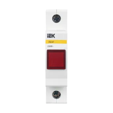 Лампа сигнальная ЛС-47 красн. KARAT IEK MLS10-230-K04