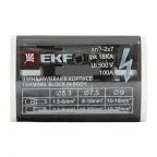 Шина нулевая в корпусе 2х7 EKF sn0-2x7