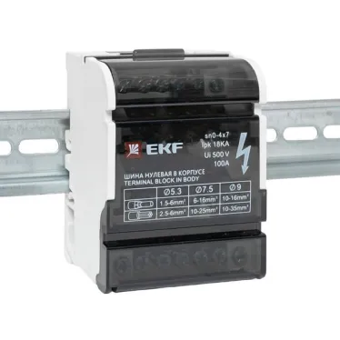 Шина нулевая в корпусе 4х7 EKF sn0-4x7