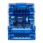 Шина на DIN-рейку в корпусе (кросс-модуль) ШНК 4х7 3L+PEN IEK YND10-4-07-100