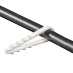 Скоба крепежная однолапковая СМО d8-9мм метал. оцинк. (уп.100шт) Fortisflex 49319