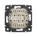 Переключатель перекрестный 1-кл. СП Valena 10А IP31 250В механизм бел. IEK 774407