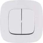 Выключатель 2-кл. СП Valena Allure 10А IP20 250В с лицев. панелью безвинтов. зажимы механизм бел. Leg 752705