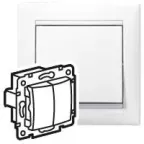 Выключатель 2-кл. СП Valena 10А IP31 механизм бел. (DIY-упак.) IEK 694265