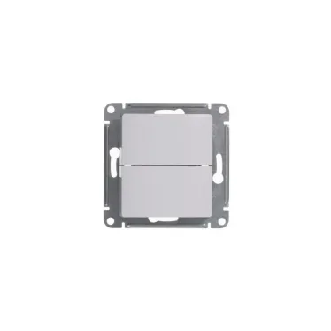 Выключатель 2-кл. СП Glossa 10А IP20 (сх. 5) 10AX механизм бел. SE GSL000151