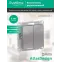 Выключатель 2-кл. СП AtlasDesign 10А IP20 (сх. 5) 10AX механизм алюм. SE ATN000351