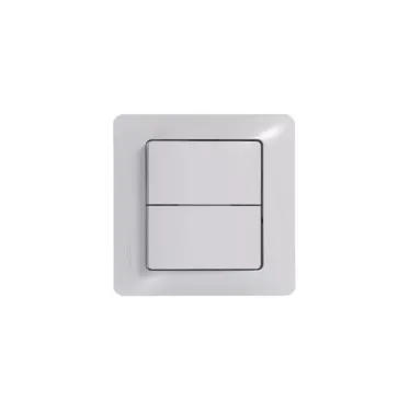 Выключатель 2-кл. СП Glossa 10А IP20 (сх. 5) 10AX механизм бел. SE GSL000151