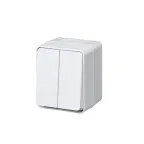 Выключатель 2-кл. ОП AtlasDesign PROFI IP54 10AX бел. SE ATN540151