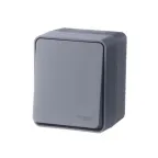Выключатель 1-кл. ОП AtlasDesign PROFI IP54 10AX антрацит SE ATN544011