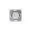 Выключатель 1-кл. СП AtlasDesign 10А IP20 (сх. 1) 10AX механизм алюм. SE ATN000311