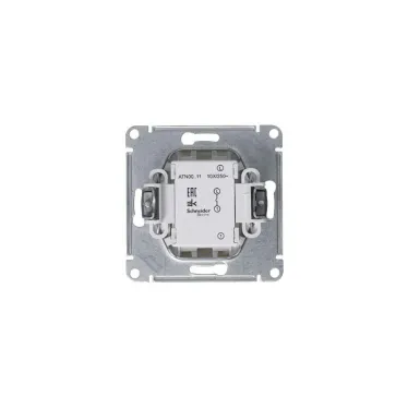 Выключатель 1-кл. СП AtlasDesign 10А IP20 (сх. 1) 10AX механизм алюм. SE ATN000311