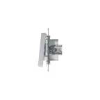 Выключатель 1-кл. СП AtlasDesign 10А IP20 (сх. 1) 10AX механизм алюм. SE ATN000311