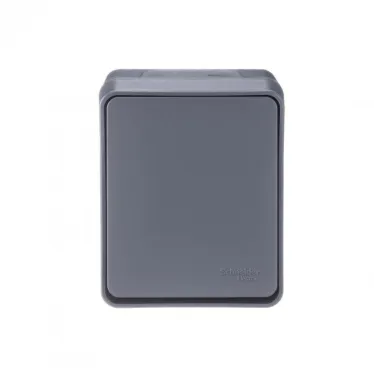 Выключатель 1-кл. ОП AtlasDesign PROFI IP54 10AX антрацит SE ATN544011