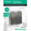 Выключатель 1-кл. СП AtlasDesign 10А IP20 (сх. 1) 10AX механизм сталь SE ATN000911