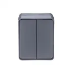 Выключатель 2-кл. ОП AtlasDesign PROFI IP54 10AX антрацит SE ATN544051