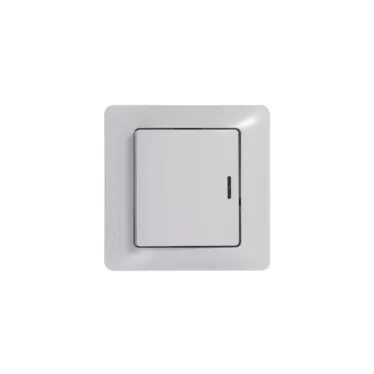 Переключатель проходной 1-кл. СП Glossa 10А IP20 (сх. 6а) 10AX с подсветкой механизм бел. SE GSL000163