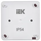 Выключатель 1-кл. ОП Гермес Plus 10А IP54 ВС20-1-0-ГПБ бел. IEK EVMP10-K01-10-54-EC