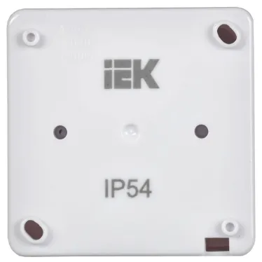 Выключатель 1-кл. ОП Гермес Plus 10А IP54 ВС20-1-0-ГПБ бел. IEK EVMP10-K01-10-54-EC