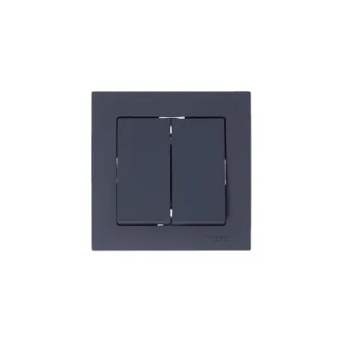 Выключатель 2-кл. СП AtlasDesign 10А IP20 (сх. 5) 10AX механизм грифель SE ATN000751