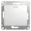 Выключатель 1-кл. СП Glossa 10А IP20 (сх. 1а) 10AX с подсветкой механизм бел. SE GSL000113