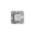 Выключатель 1-кл. СП Glossa 10А IP20 (сх. 1а) 10AX с подсветкой механизм бел. SE GSL000113