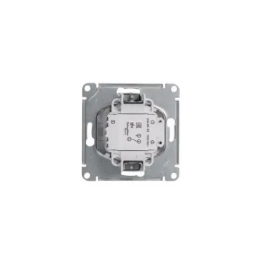 Переключатель проходной 1-кл. СП Glossa 10А IP20 (сх. 6а) 10AX с подсветкой механизм бел. SE GSL000163