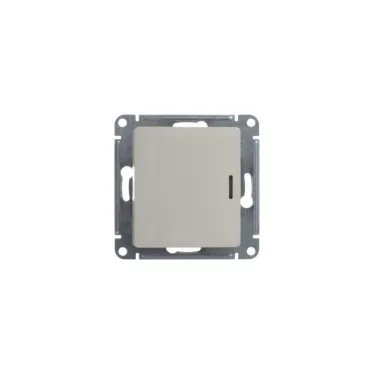 Выключатель 1-кл. СП Glossa 10А IP20 (сх. 1а) 10AX с подсветкой механизм беж. SE GSL000213