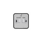 Выключатель 2-кл. ОП Blanca 10А IP20 (сх. 5) 250В с изолир. пластиной антрацит SE BLNVA105016