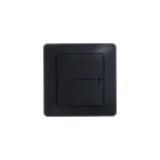 Выключатель 2-кл. СП Glossa 10А IP20 (сх. 5а) 10AX с подсветкой механизм антрацит SE GSL000753