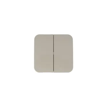 Выключатель 2-кл. ОП Blanca 10А IP20 (сх. 5) 250В с изолир. пластиной беж. SE BLNVA105017