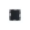 Выключатель 2-кл. СП Glossa 10А IP20 (сх. 5а) 10AX с подсветкой механизм антрацит SE GSL000753
