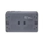 Блок ОП AtlasDesign PROFI IP54 (розетка 1-м 16А заземл. защ. шторки + 1-кл. выключатель 10А) антрацит SE ATN544070