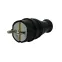 Вилка прямая MultiSet 16А 250В IP44 с заземл. каучук черн. SE MST4001BK