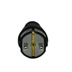 Вилка прямая MultiSet 16А 250В IP44 с заземл. каучук черн. SE MST4001BK