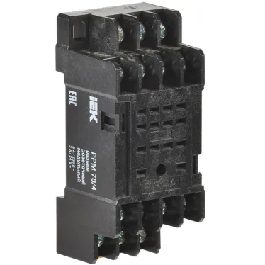 Разъем модульный РРМ78/4(PYF14A) для РЭК78/4(MY4) IEK RRP20D-RRM-4